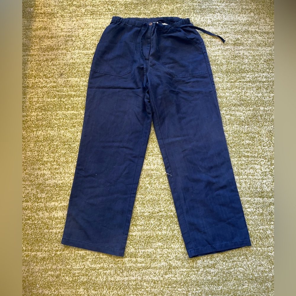 Blue Caribbean Joe Linen style pants